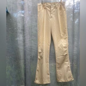 Vintage 70s Sears Jeans Joint high waist flare leg khaki tan pants